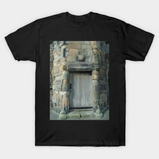 Door Next To The Church Of The Holy Rude, Stirling T-Shirt